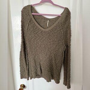 Slouchy free people sweater